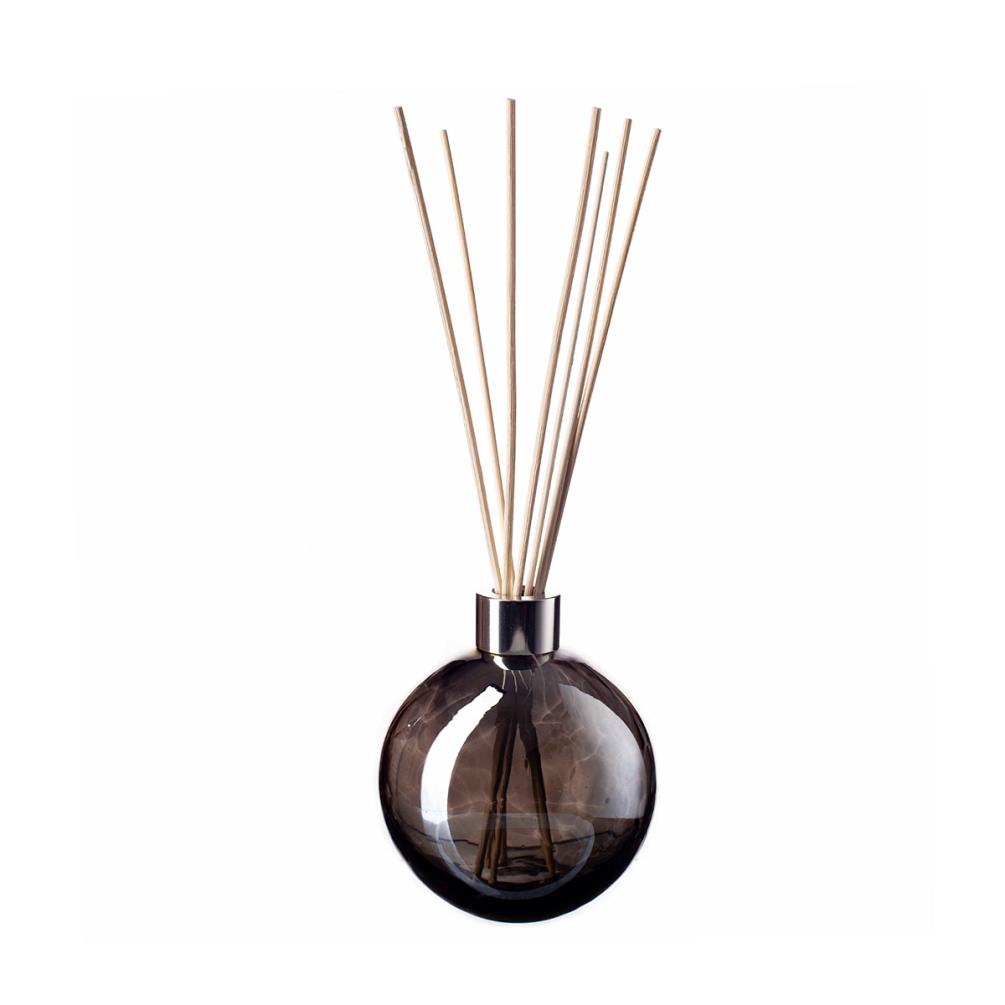 Amelia Art Glass Solid Metallic Black Sphere Reed Diffuser £15.74